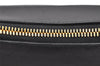 Authentic GUCCI Shoulder Hand Bag Purse GG Canvas Leather 0014128 Black 4303K