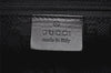 Authentic GUCCI Shoulder Hand Bag Purse GG Canvas Leather 0014128 Black 4303K