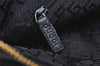 Authentic GUCCI Shoulder Hand Bag Purse GG Canvas Leather 0014128 Black 4303K
