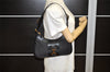 Authentic GUCCI Shoulder Hand Bag Purse GG Canvas Leather 0014128 Black 4303K