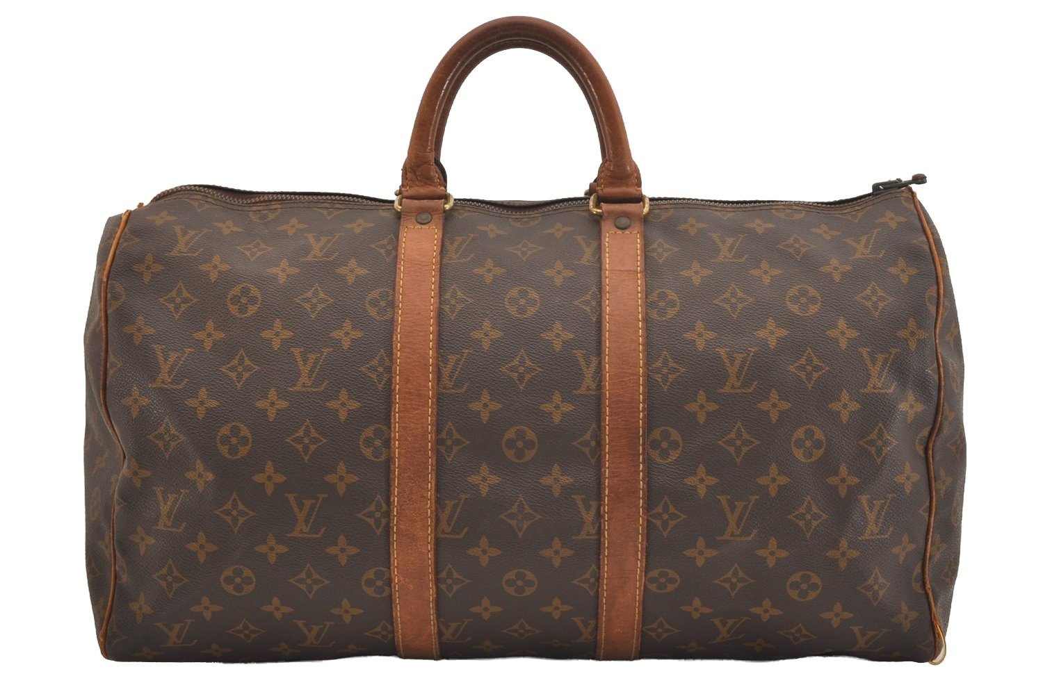 Authentic Louis Vuitton Monogram Keepall 45 Travel Boston Bag Old Model LV 4305J