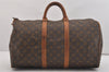 Authentic Louis Vuitton Monogram Keepall 45 Travel Boston Bag Old Model LV 4305J