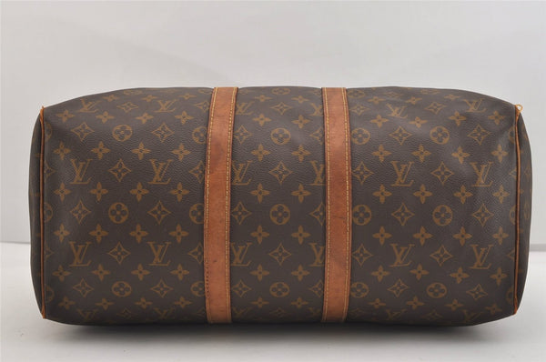 Authentic Louis Vuitton Monogram Keepall 45 Travel Boston Bag Old Model LV 4305J