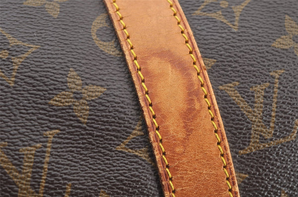 Authentic Louis Vuitton Monogram Keepall Bandouliere 50 M41416 Boston Bag 4306I