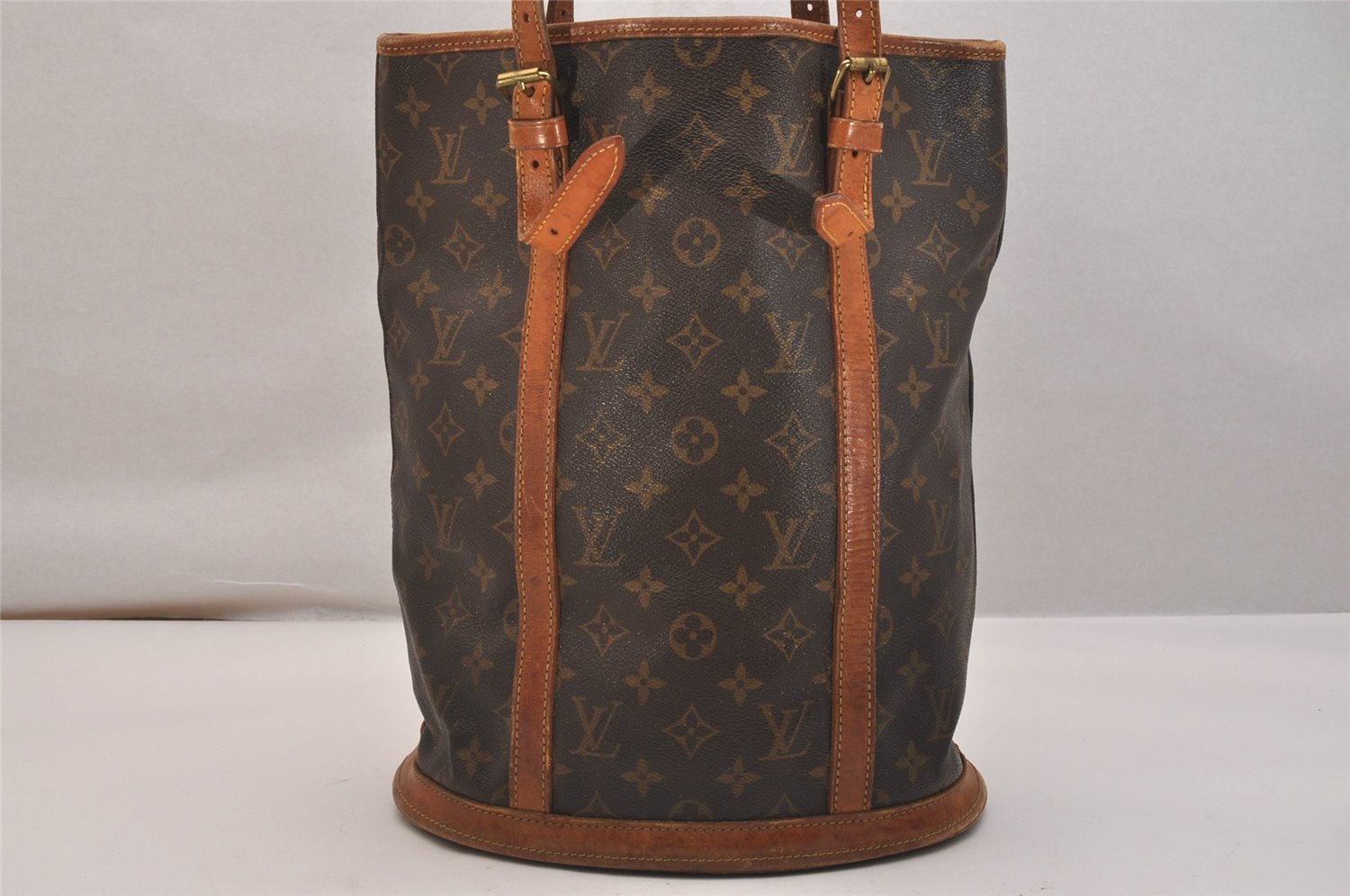 Auth Louis Vuitton Monogram Bucket GM Shoulder Tote Bag Old Model Junk 4306J