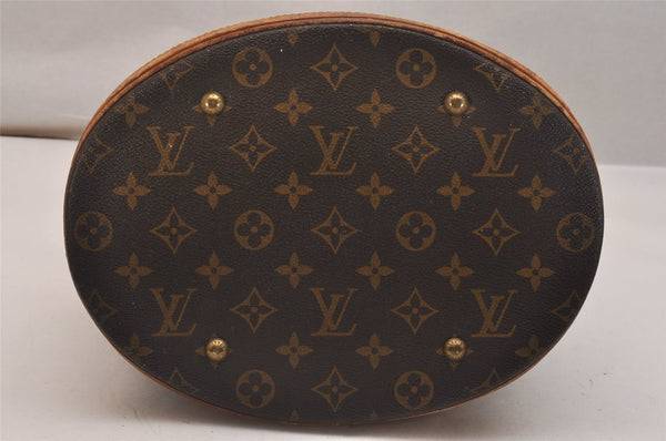 Auth Louis Vuitton Monogram Bucket GM Shoulder Tote Bag Old Model Junk 4306J