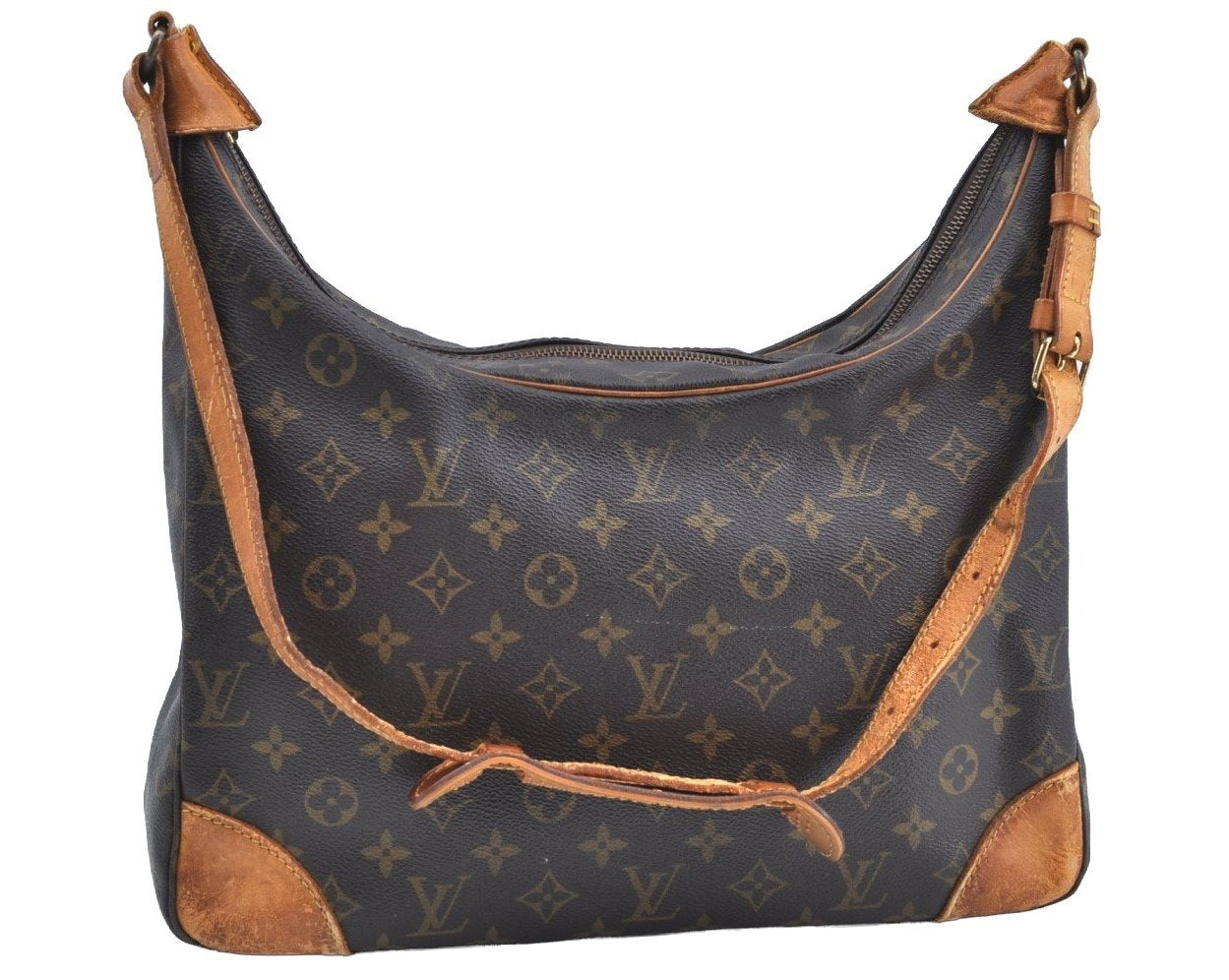 Auth Louis Vuitton Monogram Boulogne 35 Shoulder Cross Bag M51260 LV Junk 4308H