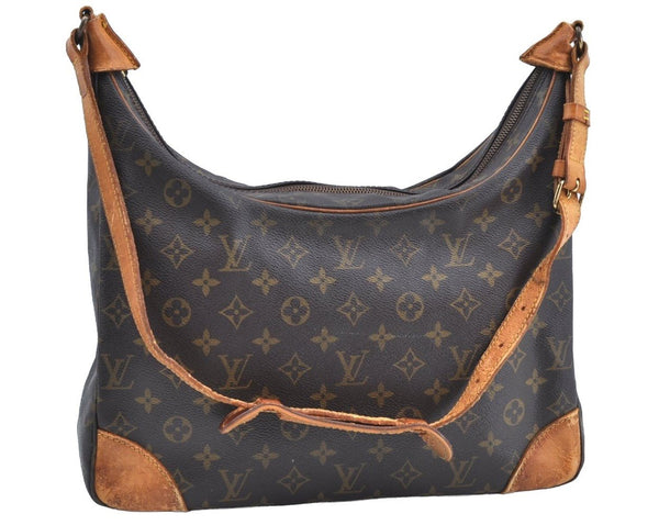Auth Louis Vuitton Monogram Boulogne 35 Shoulder Cross Bag M51260 LV Junk 4308H