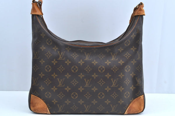 Auth Louis Vuitton Monogram Boulogne 35 Shoulder Cross Bag M51260 LV Junk 4308H