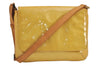 Auth Louis Vuitton Vernis Thompson Street Shoulder Bag Yellow M91071 LV 4308J