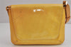 Auth Louis Vuitton Vernis Thompson Street Shoulder Bag Yellow M91071 LV 4308J