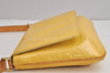 Auth Louis Vuitton Vernis Thompson Street Shoulder Bag Yellow M91071 LV 4308J