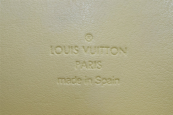 Auth Louis Vuitton Vernis Thompson Street Shoulder Bag Yellow M91071 LV 4308J
