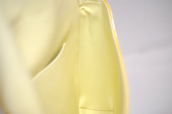 Auth Louis Vuitton Vernis Thompson Street Shoulder Bag Yellow M91071 LV 4308J