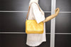 Auth Louis Vuitton Vernis Thompson Street Shoulder Bag Yellow M91071 LV 4308J