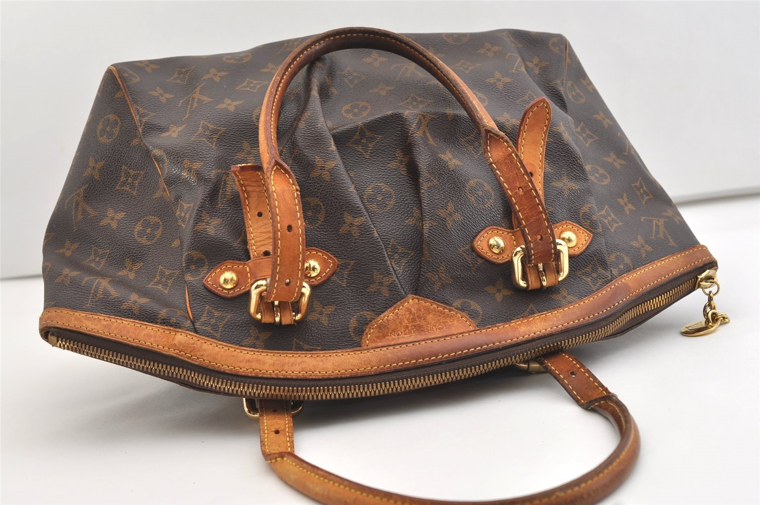 Authentic Louis Vuitton Monogram Tivoli GM Hand Tote Bag M40144 LV Junk 4309J