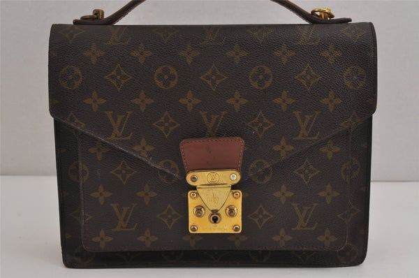 Authentic Louis Vuitton Monogram Monceau 2Way Shoulder Hand Bag M51185 LV 4310J