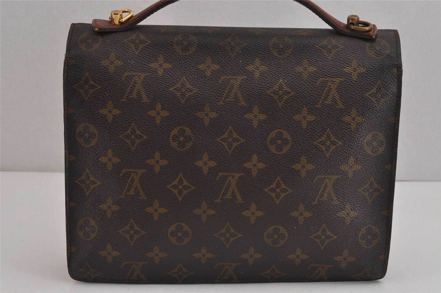Authentic Louis Vuitton Monogram Monceau 2Way Shoulder Hand Bag M51185 LV 4310J