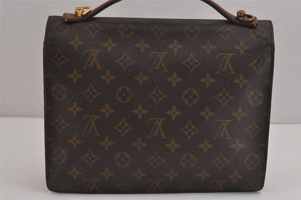 Authentic Louis Vuitton Monogram Monceau 2Way Shoulder Hand Bag M51185 LV 4310J