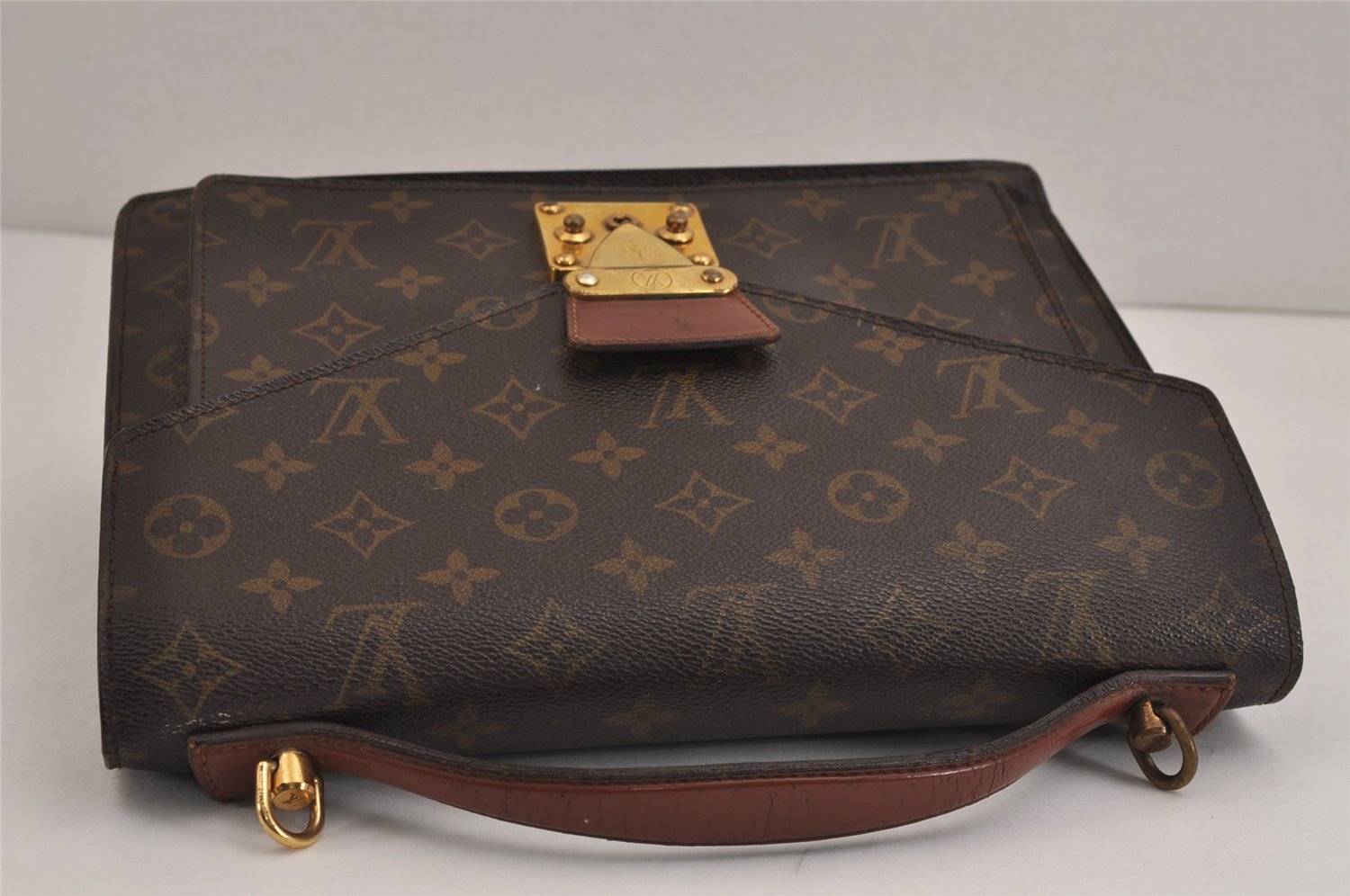 Authentic Louis Vuitton Monogram Monceau 2Way Shoulder Hand Bag M51185 LV 4310J