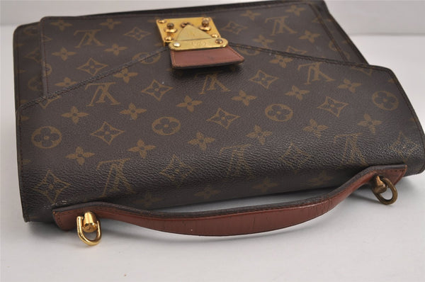Authentic Louis Vuitton Monogram Monceau 2Way Shoulder Hand Bag M51185 LV 4310J