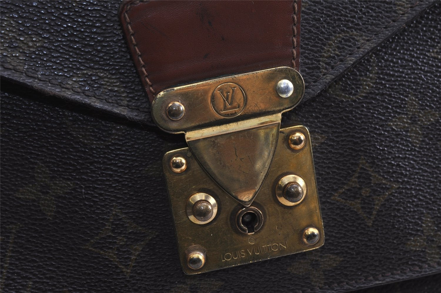 Authentic Louis Vuitton Monogram Monceau 2Way Shoulder Hand Bag M51185 LV 4310J