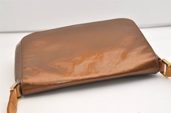 Auth Louis Vuitton Vernis Thompson Street Shoulder Bag Brown M91124 LV 4311J