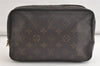 Auth Louis Vuitton Monogram Trousse Toilette 23 Clutch Hand Bag M47524 LV 4311K