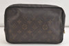 Auth Louis Vuitton Monogram Trousse Toilette 23 Clutch Hand Bag M47524 LV 4311K