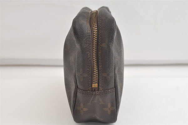 Auth Louis Vuitton Monogram Trousse Toilette 23 Clutch Hand Bag M47524 LV 4311K