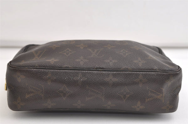 Auth Louis Vuitton Monogram Trousse Toilette 23 Clutch Hand Bag M47524 LV 4311K