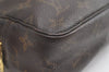 Auth Louis Vuitton Monogram Trousse Toilette 23 Clutch Hand Bag M47524 LV 4311K