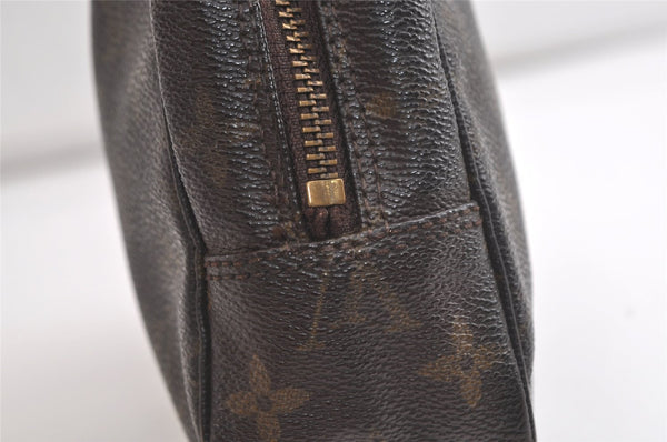 Auth Louis Vuitton Monogram Trousse Toilette 23 Clutch Hand Bag M47524 LV 4311K
