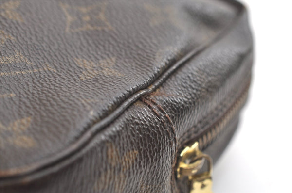 Auth Louis Vuitton Monogram Trousse Toilette 23 Clutch Hand Bag M47524 LV 4311K