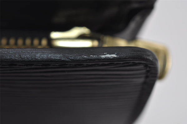 Authentic Louis Vuitton Epi Pochette Homme Clutch Hand Bag Black M52522 LV 4313I