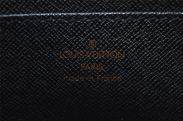 Authentic Louis Vuitton Epi Pochette Homme Clutch Hand Bag Black M52522 LV 4313I