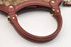 Authentic GUCCI Sukey Shoulder Tote Bag GG Canvas Leather 211944 Brown 4313J