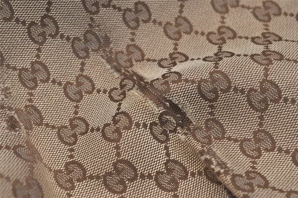 Authentic GUCCI Sukey Shoulder Tote Bag GG Canvas Leather 211944 Brown 4313J