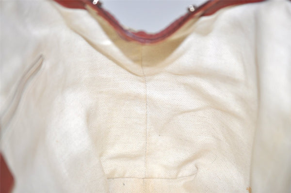 Authentic GUCCI Sukey Shoulder Tote Bag GG Canvas Leather 211944 Brown 4313J