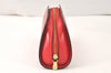 Authentic Louis Vuitton Epi Dauphine Cosmetic Pouch Red M48447 LV Junk 4313K