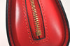 Authentic Louis Vuitton Epi Dauphine Cosmetic Pouch Red M48447 LV Junk 4313K