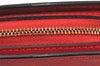 Authentic Louis Vuitton Epi Dauphine Cosmetic Pouch Red M48447 LV Junk 4313K