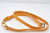 Authentic Louis Vuitton Leather Shoulder Strap Yellow 39.8-47.2" LV 4314K