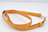 Authentic Louis Vuitton Leather Shoulder Strap Yellow 39.8-47.2" LV 4314K