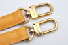 Authentic Louis Vuitton Leather Shoulder Strap Yellow 39.8-47.2" LV 4314K