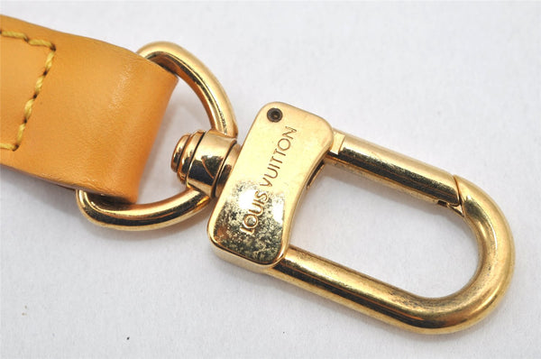 Authentic Louis Vuitton Leather Shoulder Strap Yellow 39.8-47.2" LV 4314K