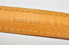 Authentic Louis Vuitton Leather Shoulder Strap Yellow 39.8-47.2" LV 4314K