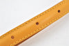 Authentic Louis Vuitton Leather Shoulder Strap Yellow 39.8-47.2" LV 4314K