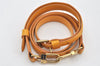 Authentic Louis Vuitton Leather Shoulder Strap Yellow 39.8-47.2" LV 4314K