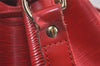 Authentic Louis Vuitton Epi Petit Noe Shoulder Drawstring Bag M44107 Red 4315K